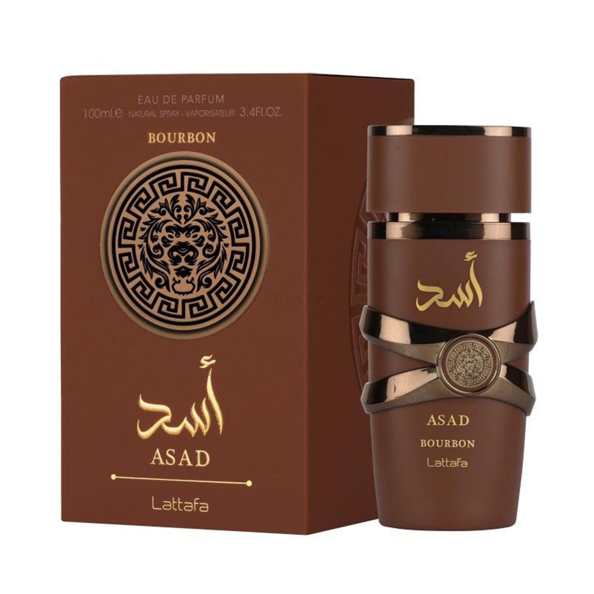 Lattafa Asad Bourbon Eau De Parfum 100Ml Vaporizador